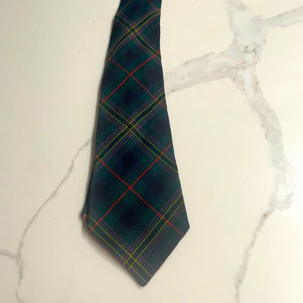 Vintage Wool Tie from Scotland in the Kennedy Clan